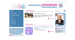 Desktop Screenshot of frauenbund-bamberg.de